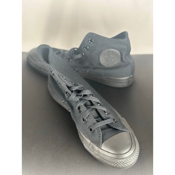Converse All Star Monochrome Black High Tops Women’s 8 / Men's 6 - Picture 2 of 6